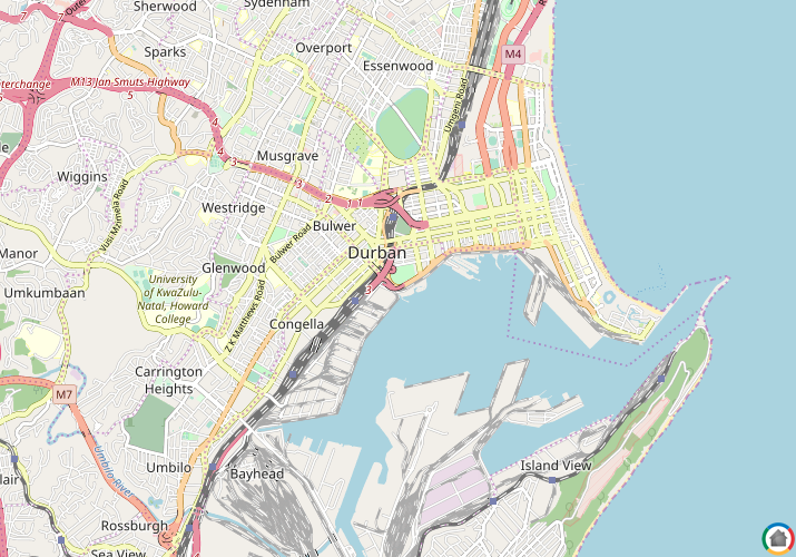 Map location of Albert Park